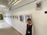 四智班陳希燃「色彩繽紛的夢幻世界」個人藝作品展 (2)