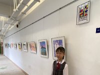 四智班陳希燃「色彩繽紛的夢幻世界」個人藝作品展 (3)