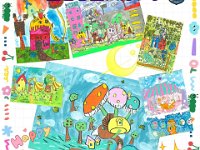 二智班梁雅玥「童眼童心看世界」個人藝術作品展 (1)